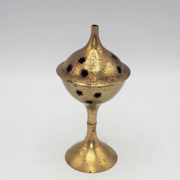 Brass Incense Burner Pot made in India - Picture 1 of 7